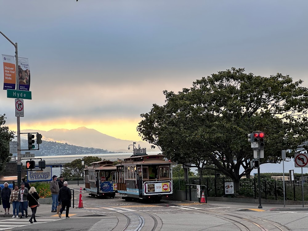 What's Up, Doc? : car chase down hill toward ferry