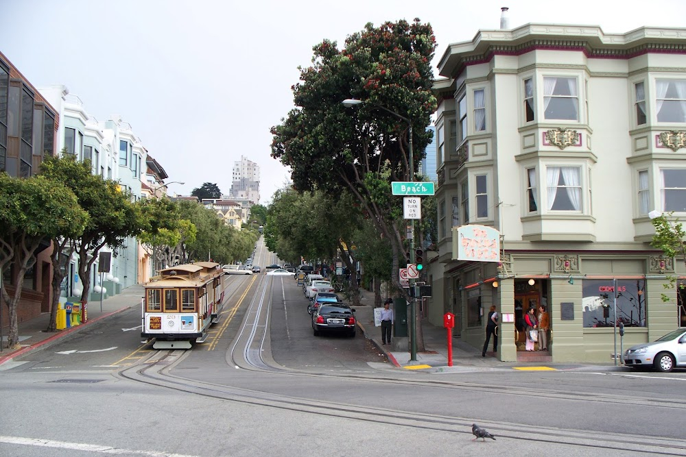 When a Man Loves a Woman : opening scene with cable car