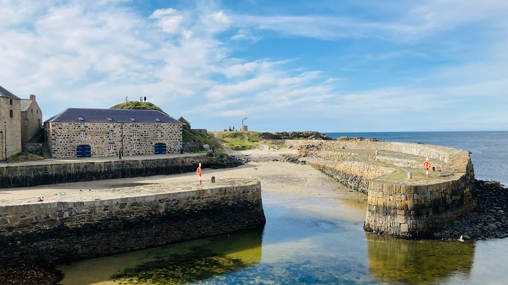 Whisky Galore! : Location for harbour shots and exterior buildings.