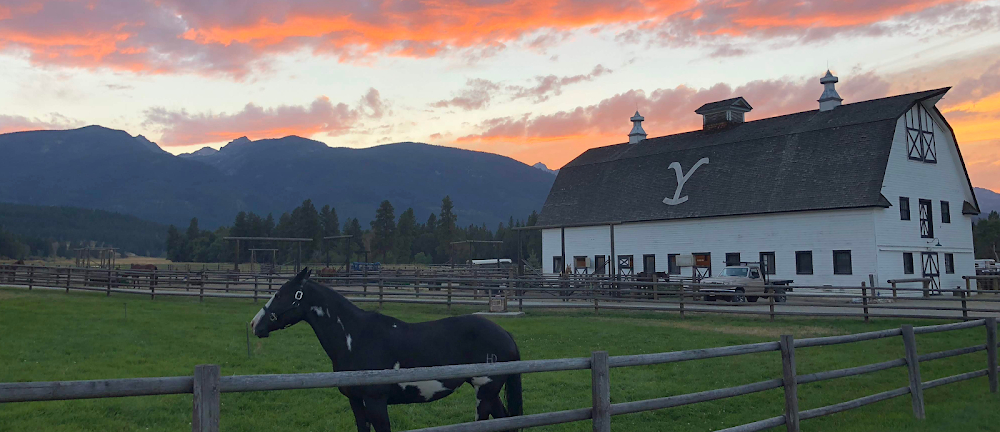 Yellowstone : The Chief Joseph Ranch stands in as the home of John Dutton and his family.